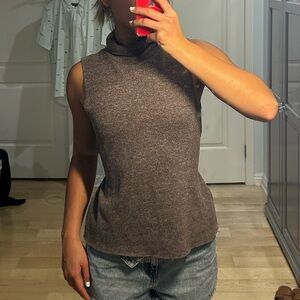 SOLD- Zara Turtleneck Knit Tank
